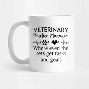 Funny Veterinary Practice Manager Management Veterinarian Mug